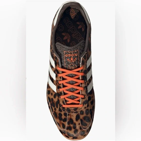 adidas SL 72 OG Leopard Print Impact Orange Sneaker New NWT
